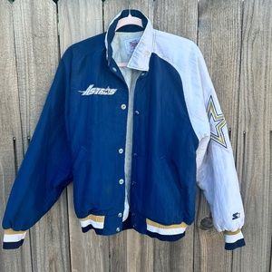 White and Blue Sports Jacket